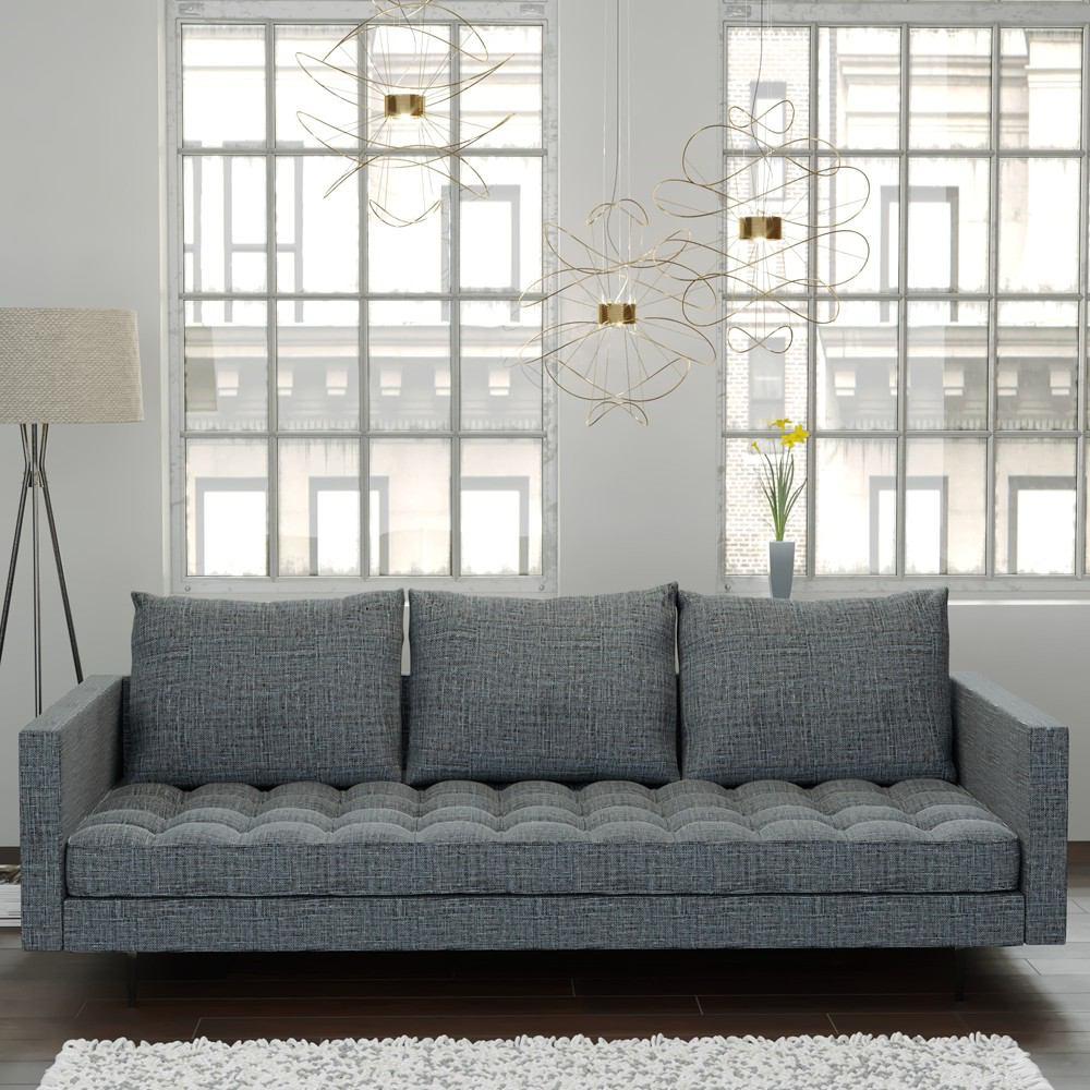 Manhattan Comfort  Granville 3-Seat Tweed Sofa