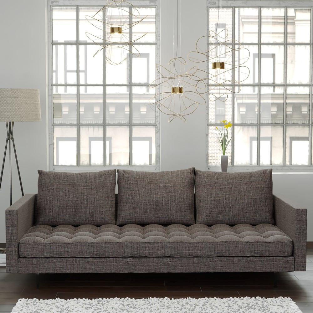 Manhattan Comfort  Granville 3-Seat Tweed Sofa