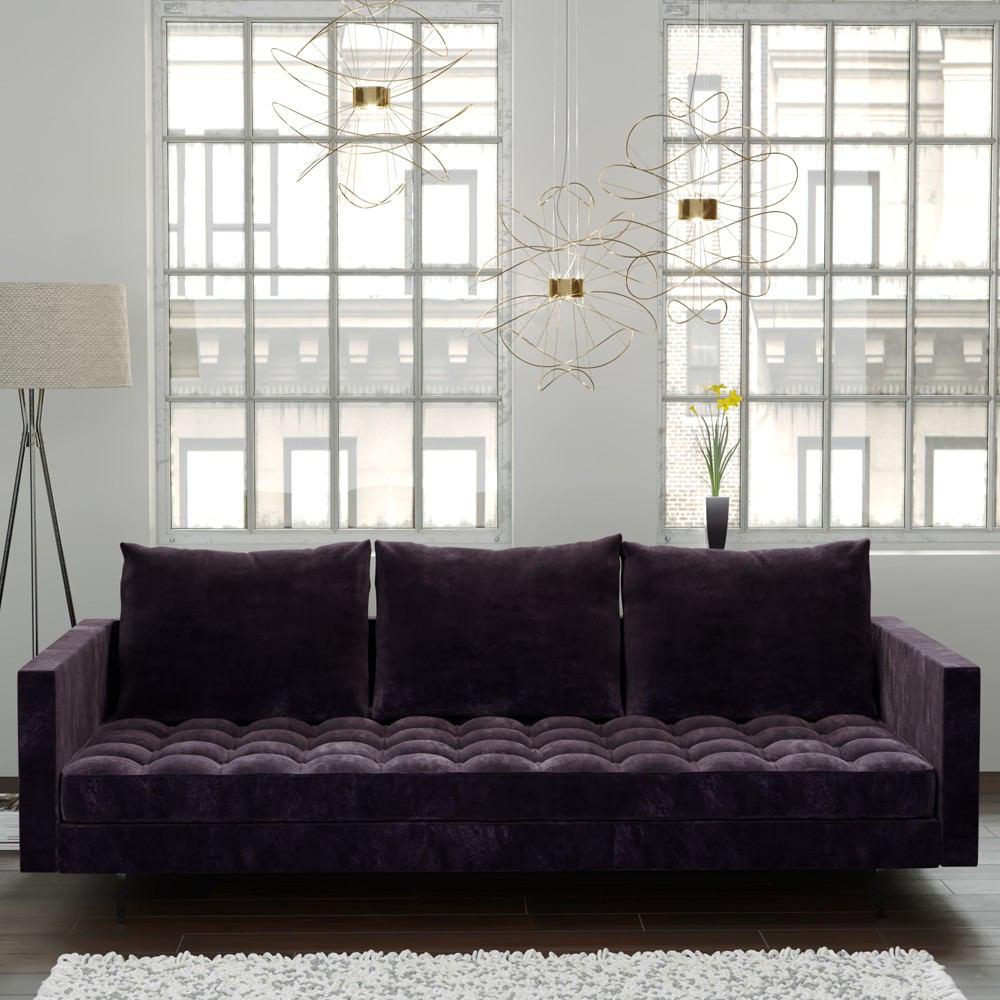 Manhattan Comfort  Granville 3-Seat Tweed Sofa
