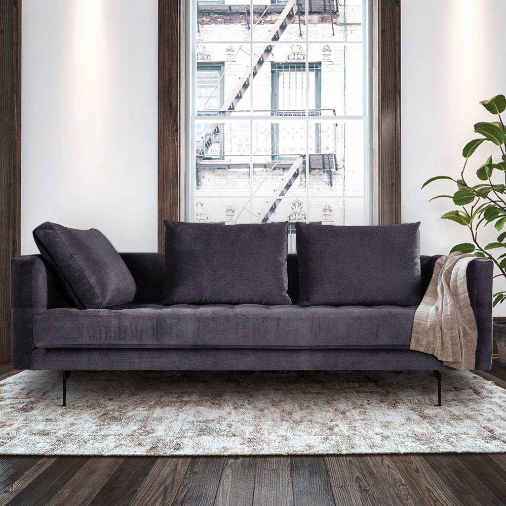 Manhattan Comfort  Granville 3-Seat Tweed Sofa