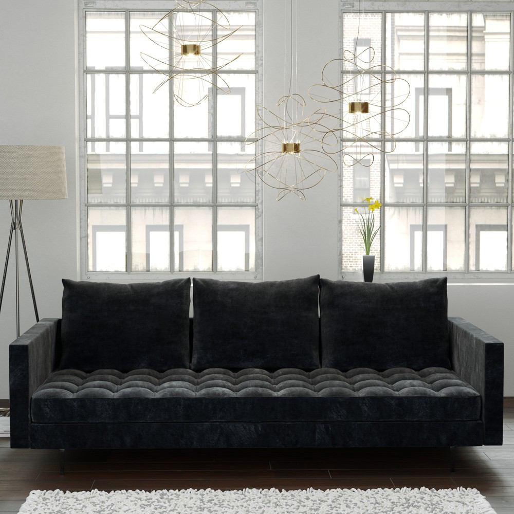 Manhattan Comfort  Granville 3-Seat Tweed Sofa