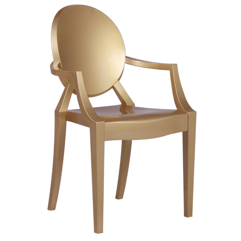 Fine Mod Imports Clear Arm Chair