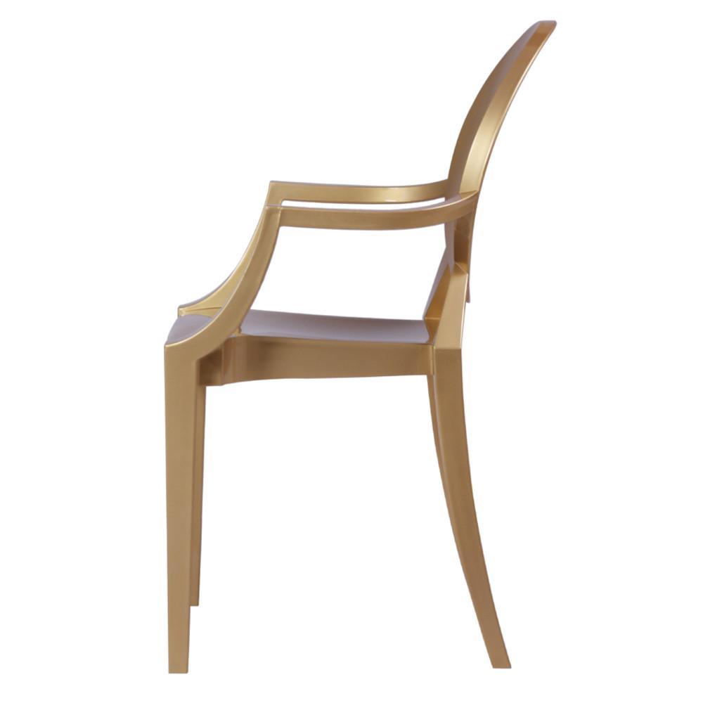 Fine Mod Imports Clear Arm Chair