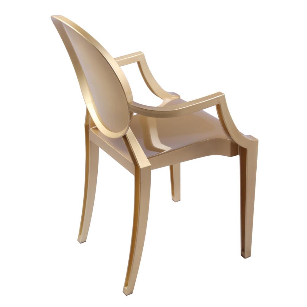 Fine Mod Imports Clear Arm Chair