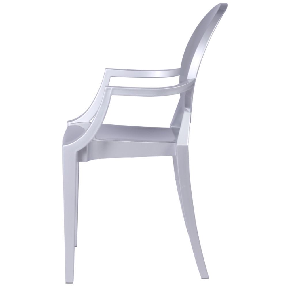Fine Mod Imports Clear Arm Chair