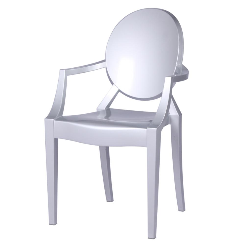 Fine Mod Imports Clear Arm Chair