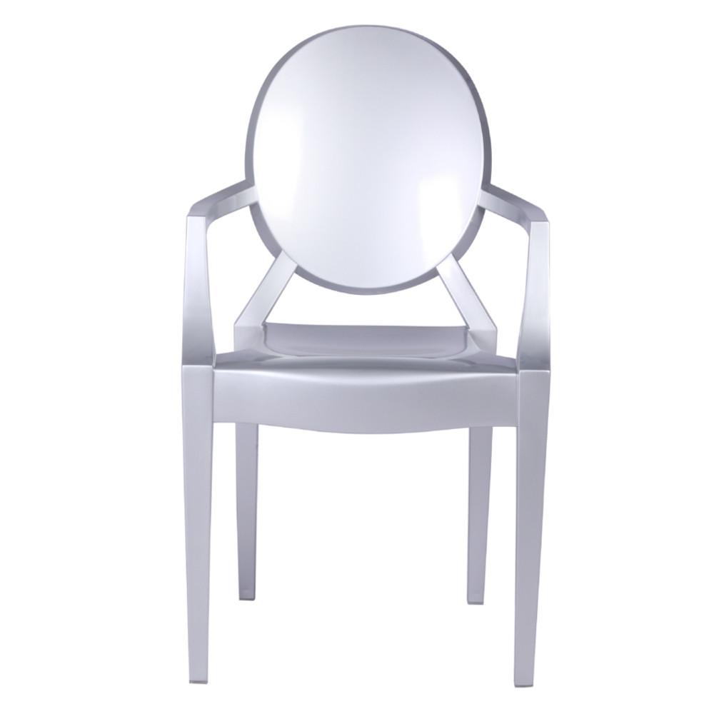 Fine Mod Imports Clear Arm Chair