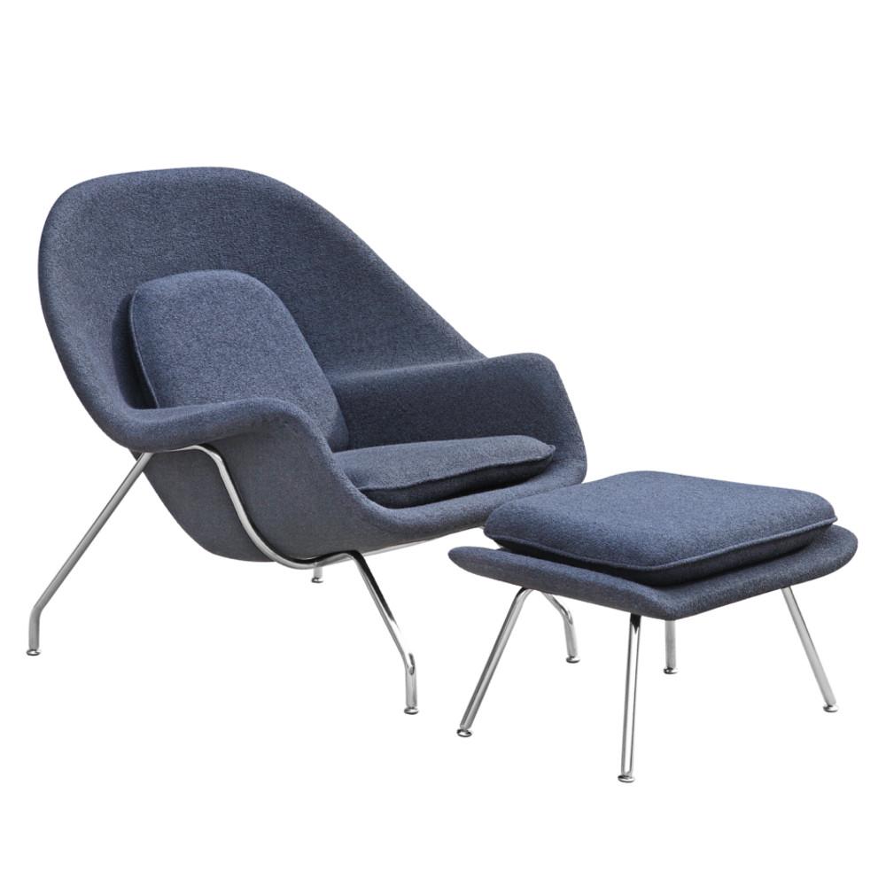 Fine Mod Imports Woom Chair and Ottoman