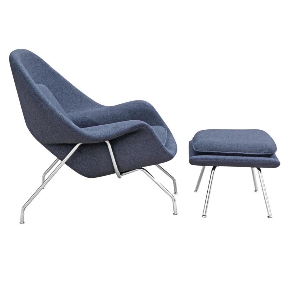Fine Mod Imports Woom Chair and Ottoman