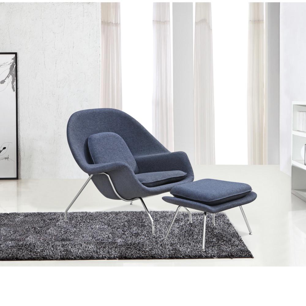 Fine Mod Imports Woom Chair and Ottoman