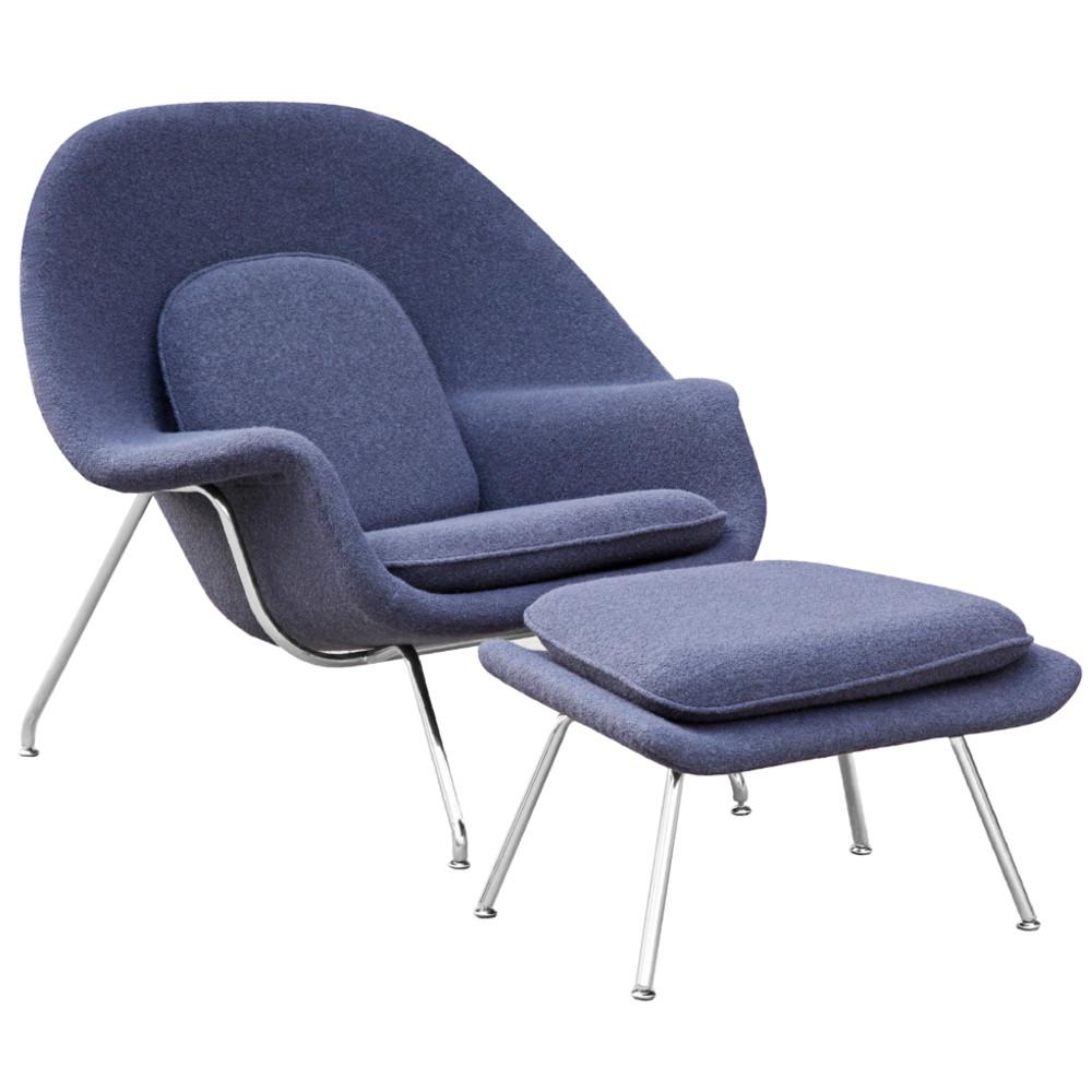 Fine Mod Imports Woom Chair and Ottoman