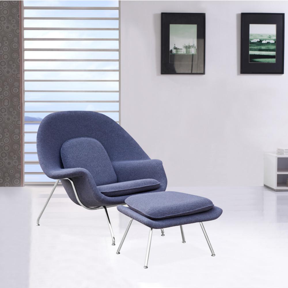 Fine Mod Imports Woom Chair and Ottoman