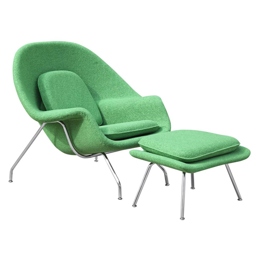 Fine Mod Imports Woom Chair and Ottoman