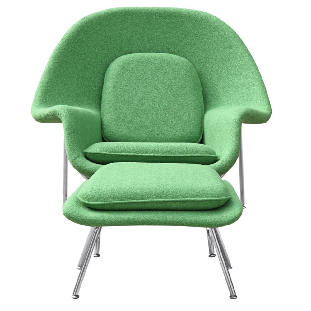 Fine Mod Imports Woom Chair and Ottoman