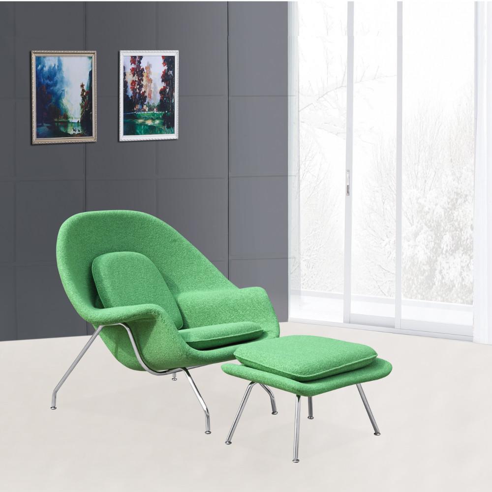 Fine Mod Imports Woom Chair and Ottoman