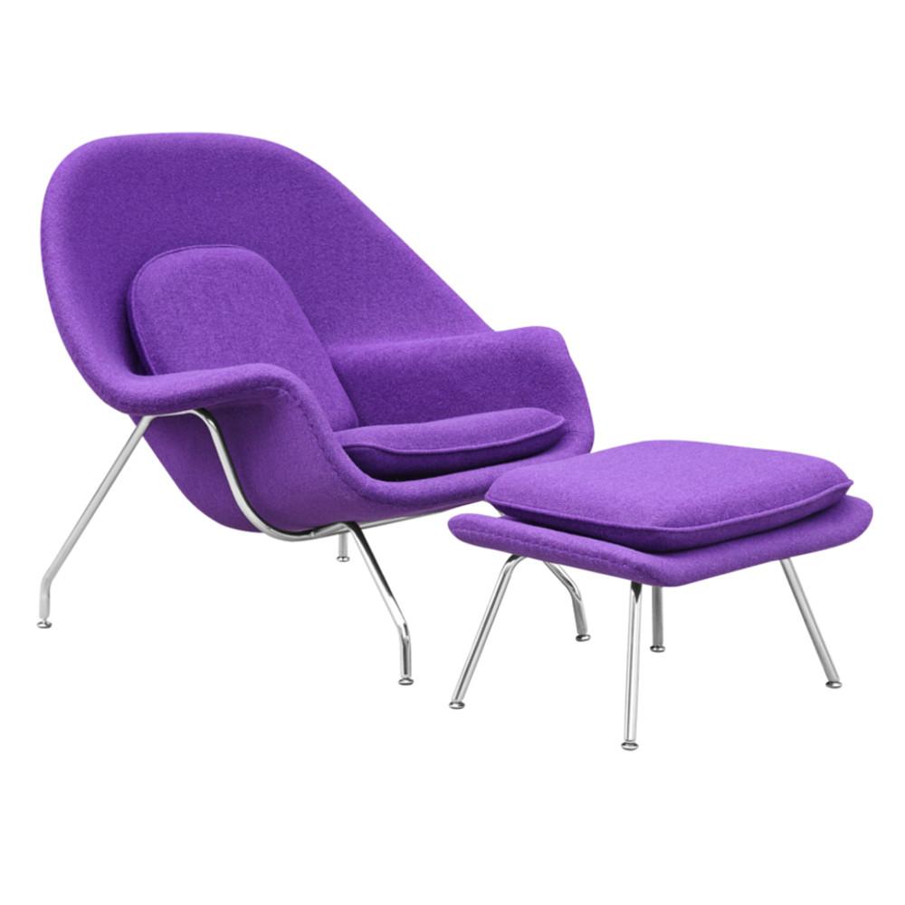 Fine Mod Imports Woom Chair and Ottoman