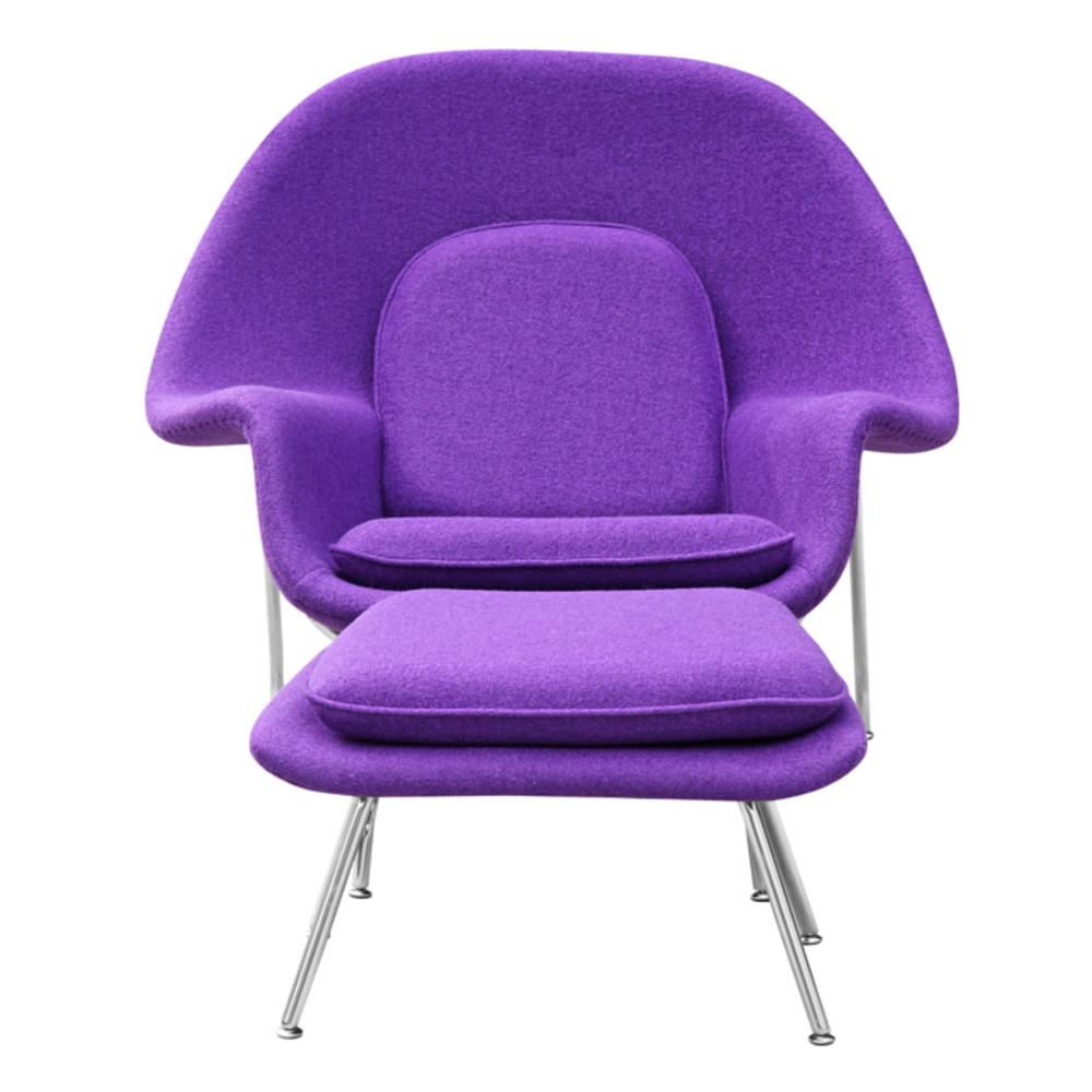 Fine Mod Imports Woom Chair and Ottoman