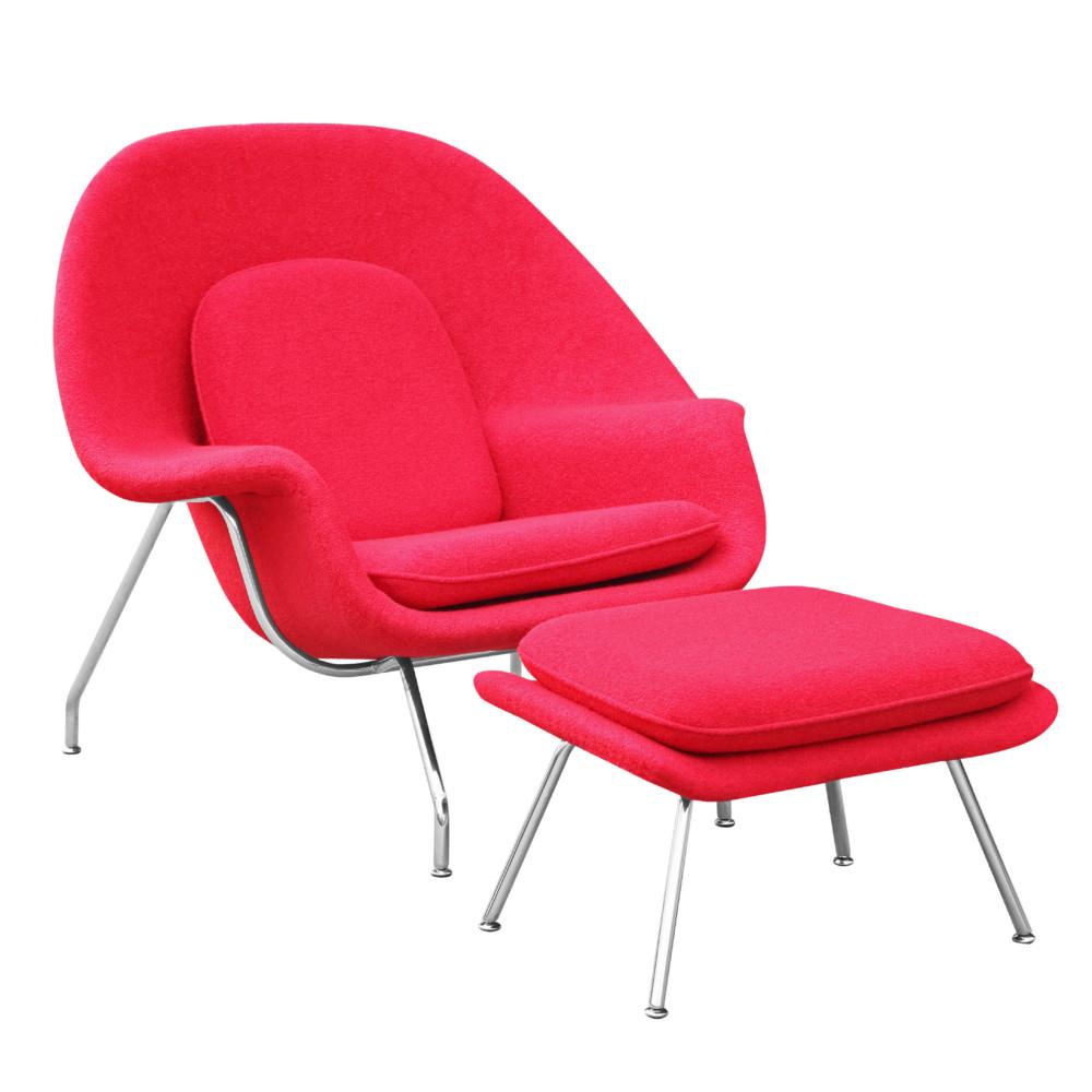 Fine Mod Imports Woom Chair and Ottoman