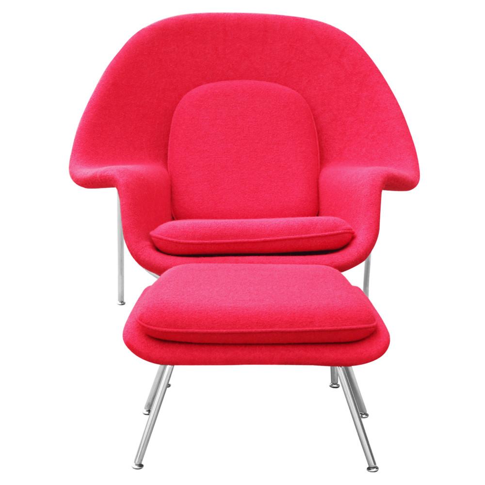 Fine Mod Imports Woom Chair and Ottoman