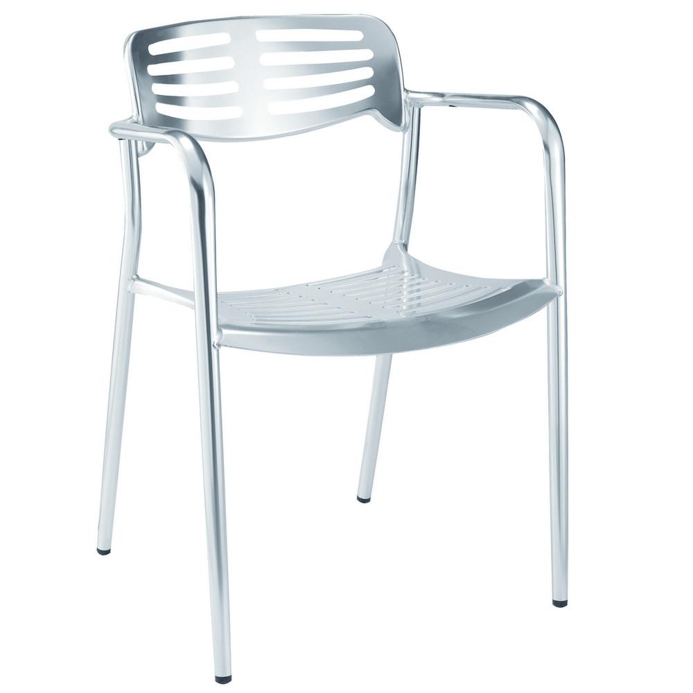 Fine Mod Imports Aluminum Dining Chair