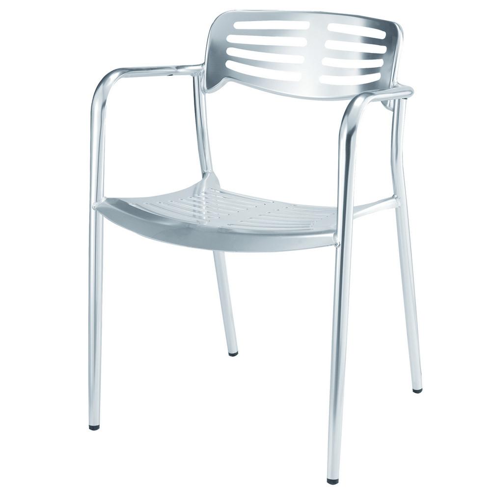 Fine Mod Imports Aluminum Dining Chair