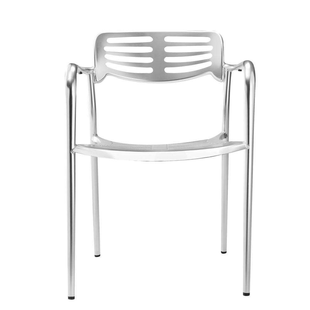 Fine Mod Imports Aluminum Dining Chair