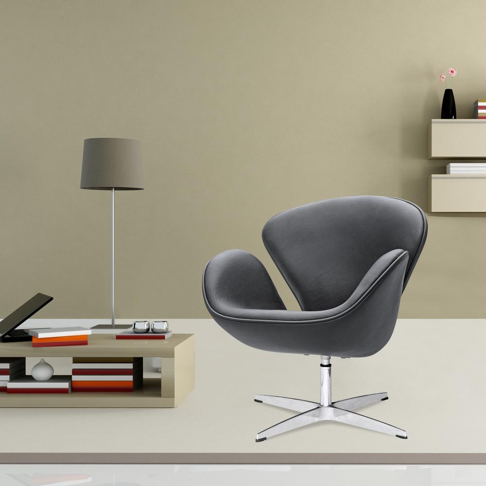 Fine Mod Imports Swan Chair Leather