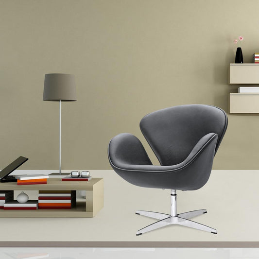 Fine Mod Imports Swan Chair Leather