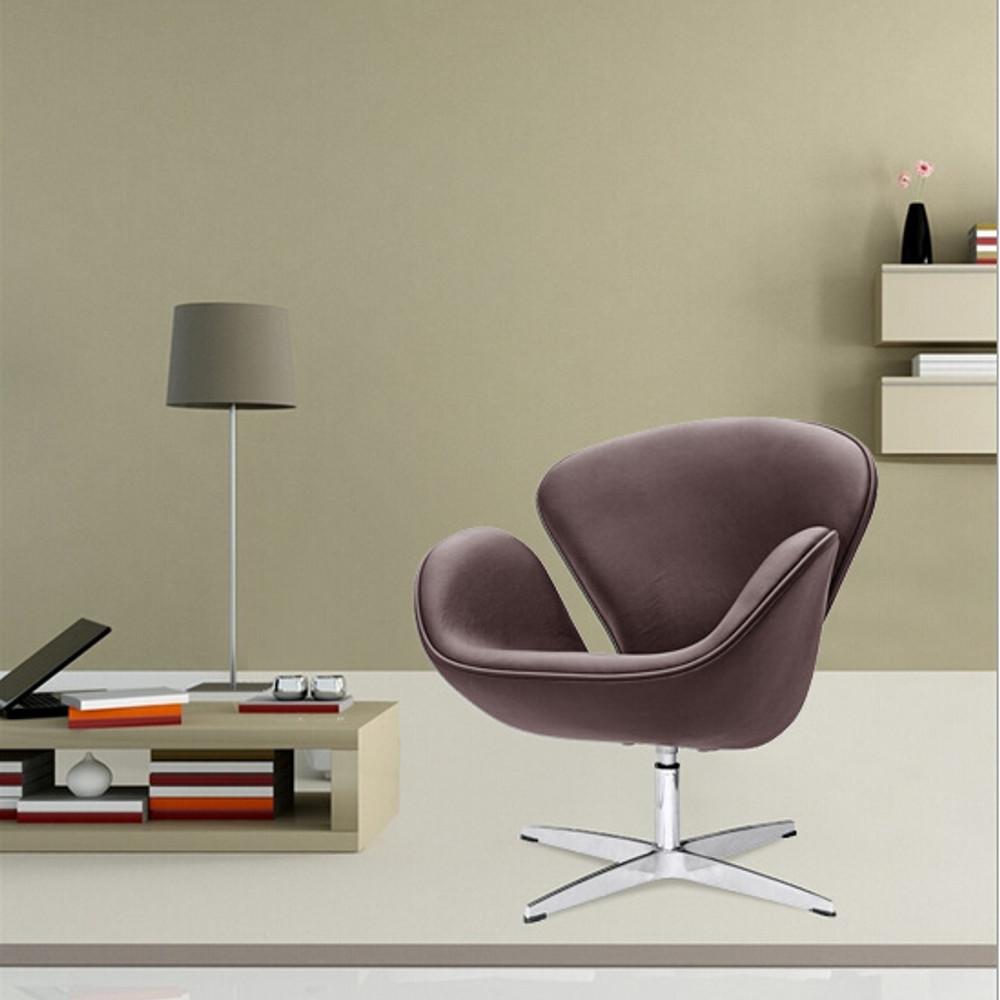 Fine Mod Imports Swan Chair Leather