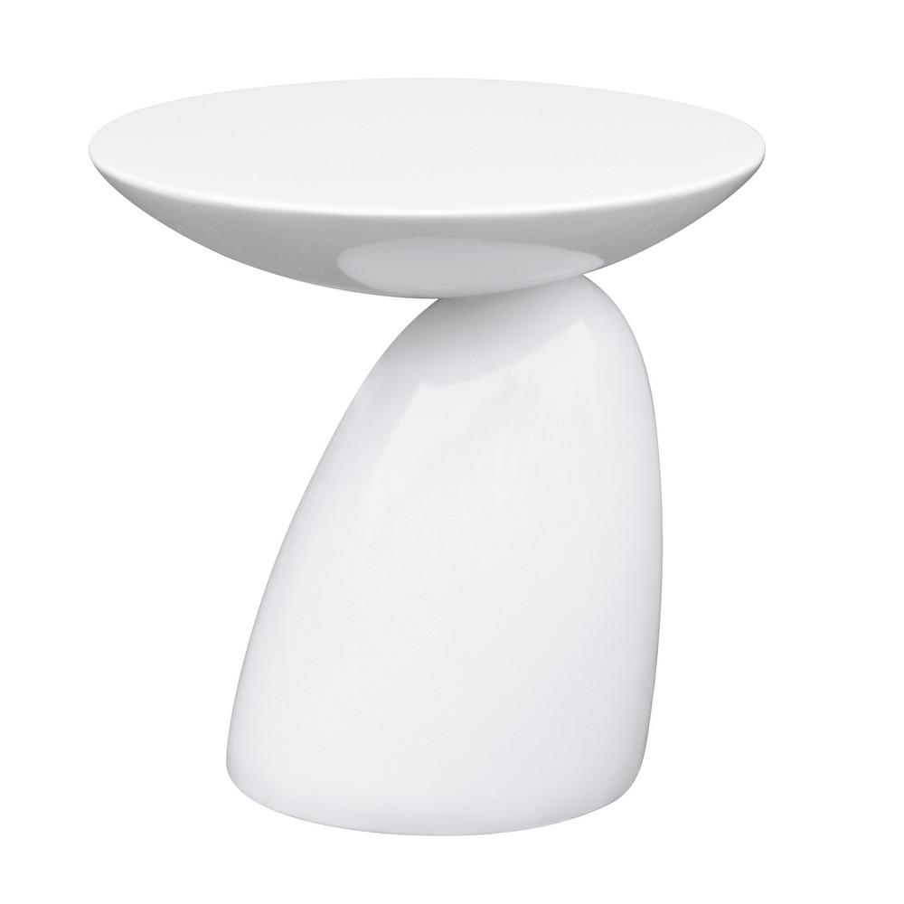 Fine Mod Imports Oval End Side Table
