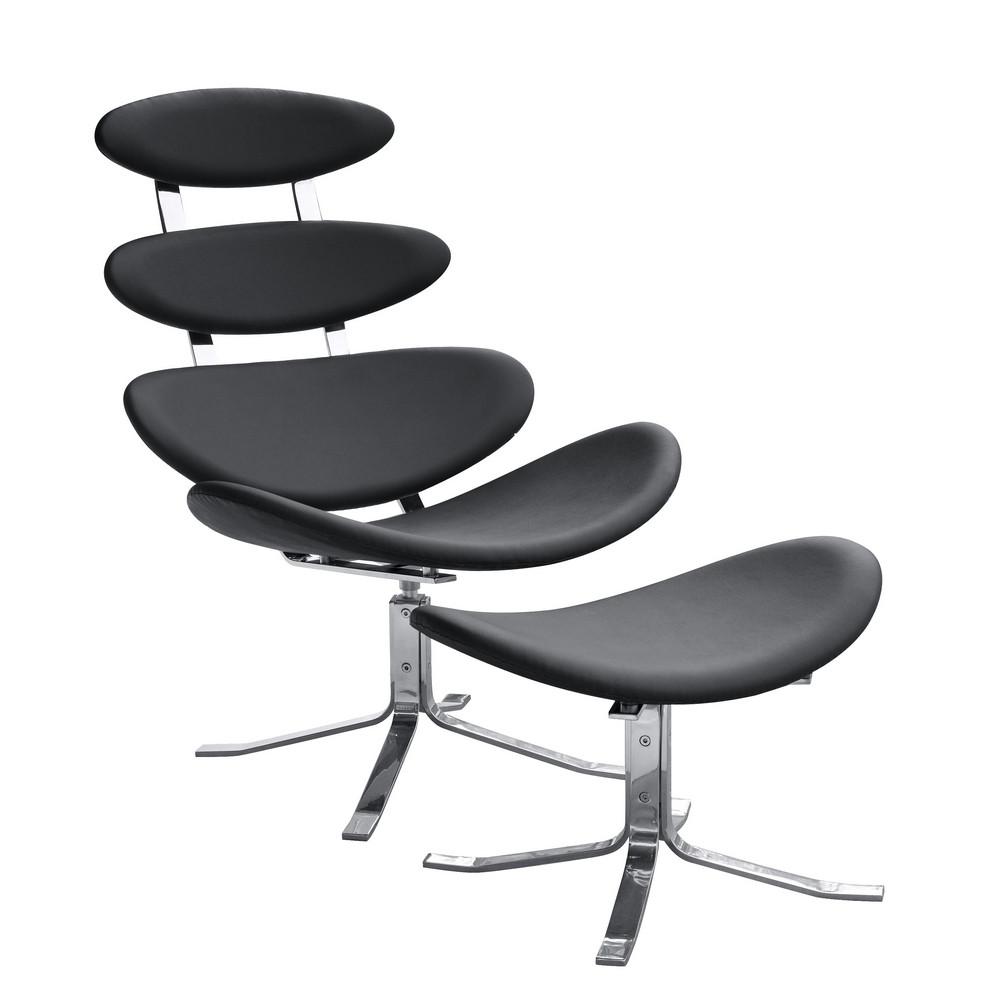 Fine Mod Imports Crono Chair and Ottoman