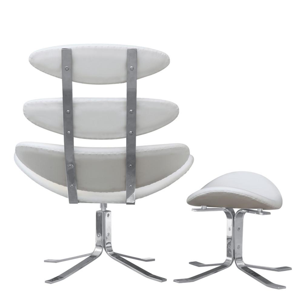 Fine Mod Imports Crono Chair and Ottoman