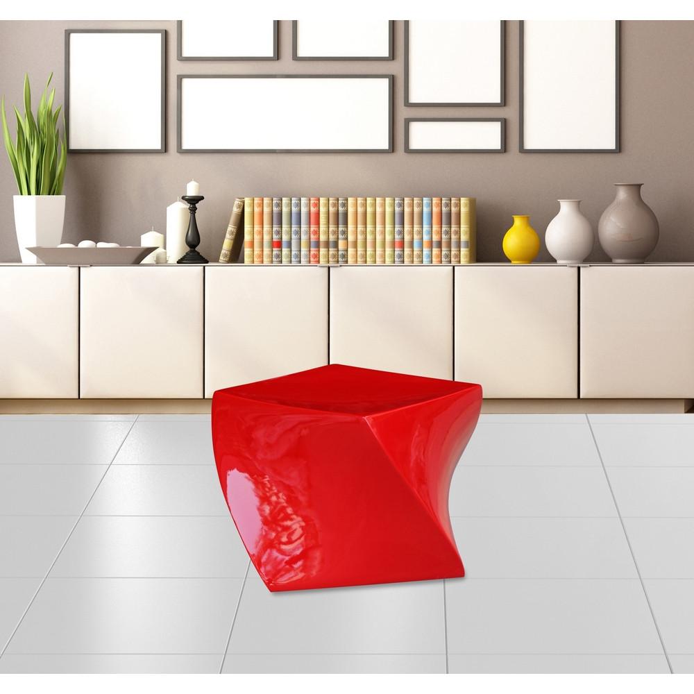 Fine Mod Imports Cube Ottoman