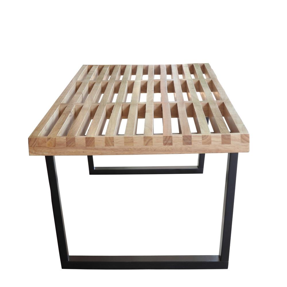 Fine Mod Imports Wood Bench