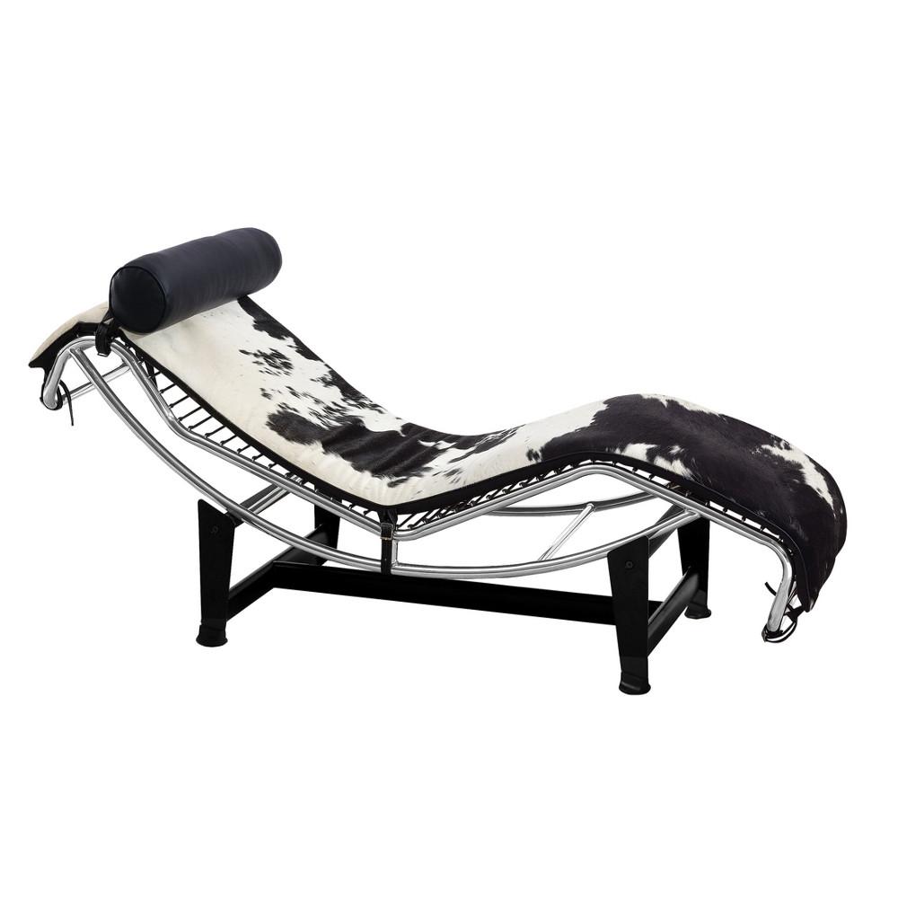 Fine Mod Imports Adjustable Chaise in Pony