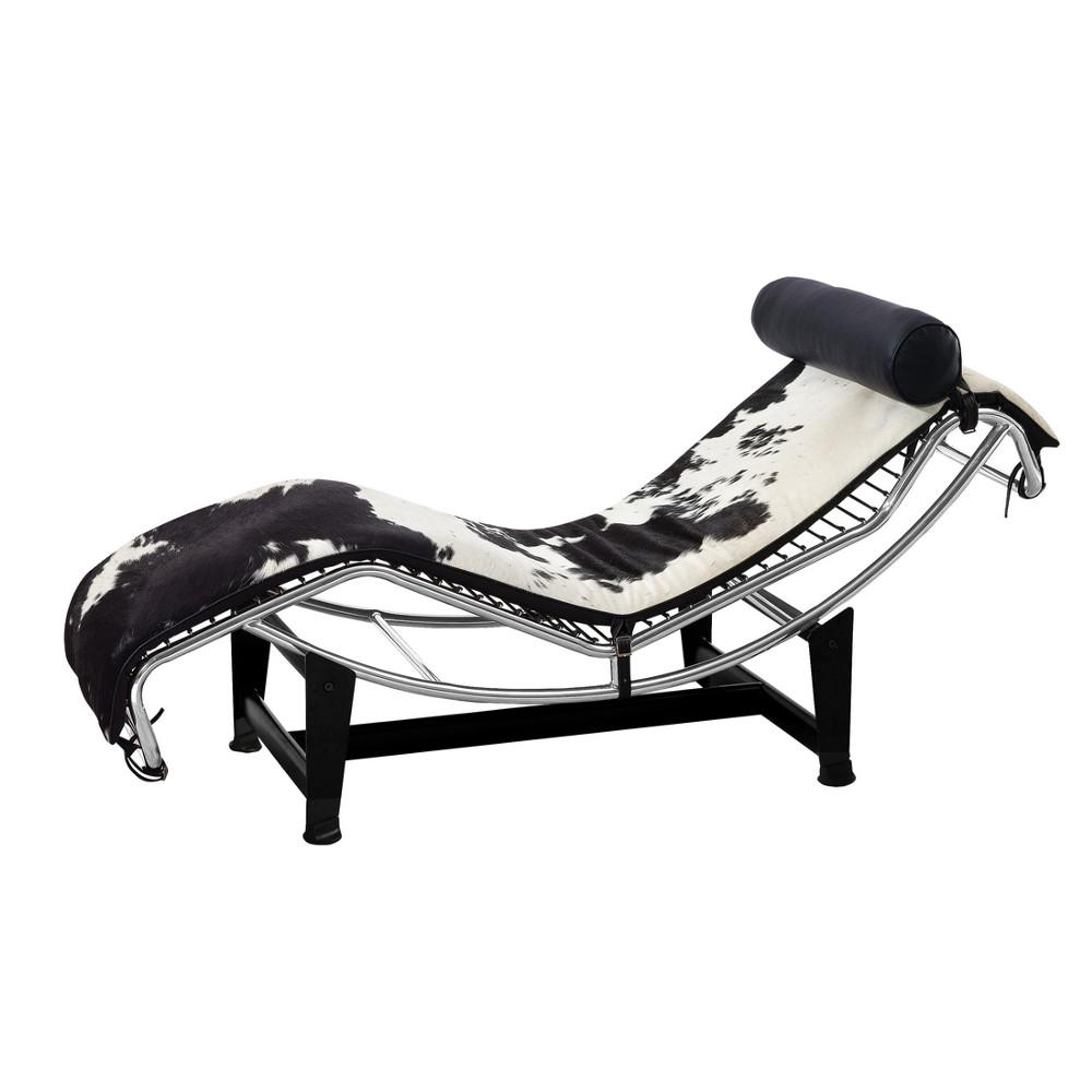 Fine Mod Imports Adjustable Chaise in Pony
