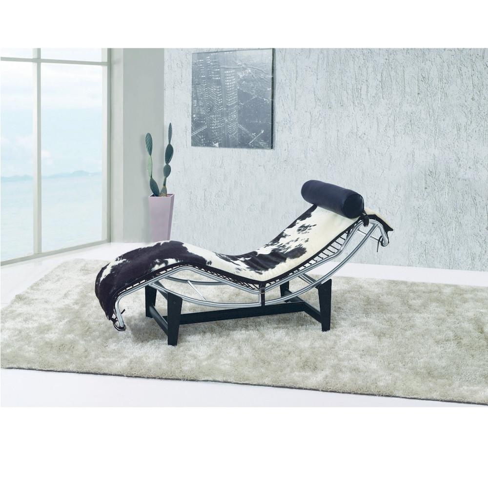 Fine Mod Imports Adjustable Chaise in Pony