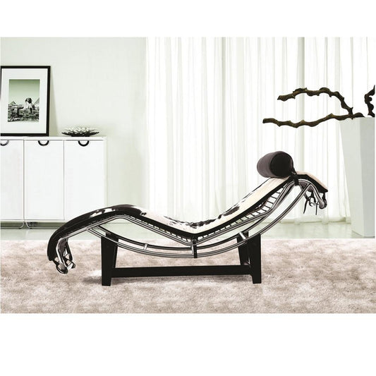 Fine Mod Imports Adjustable Chaise in Pony