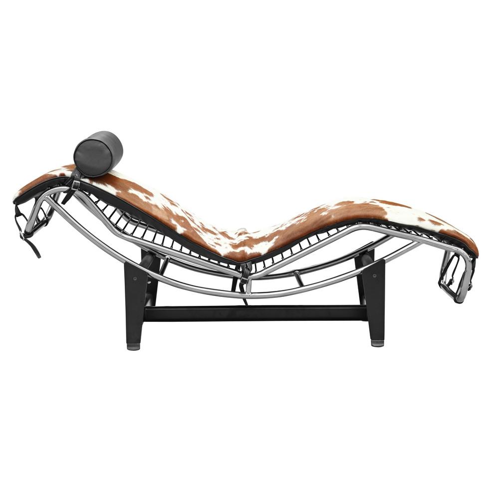 Fine Mod Imports Adjustable Chaise in Pony