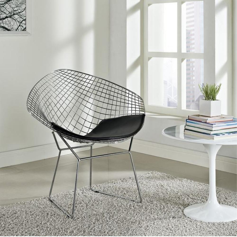 Fine Mod Imports Wire Diamond Chair
