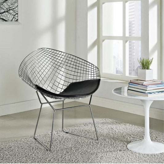 Fine Mod Imports Wire Diamond Chair