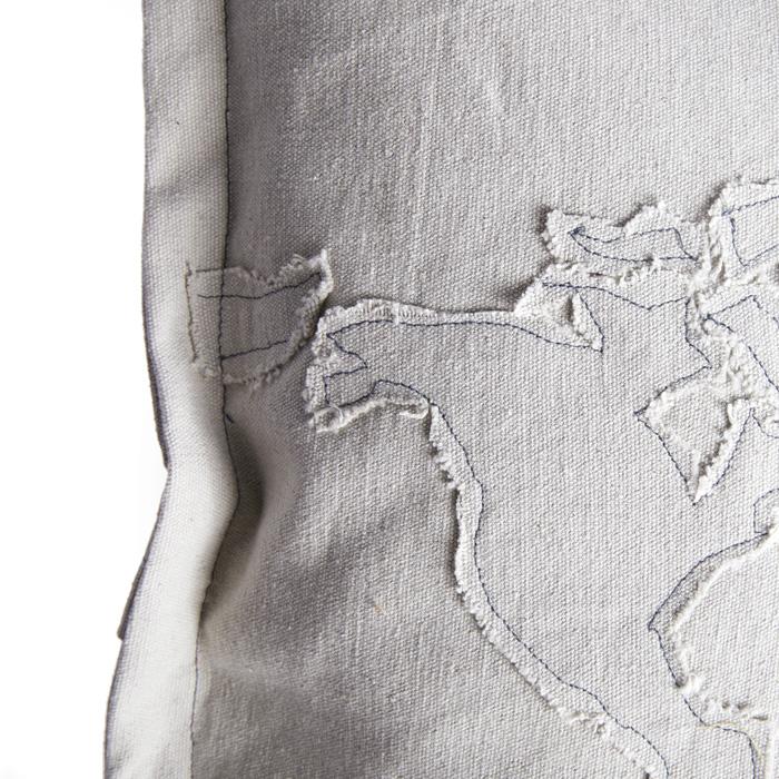 GO Home World Map Pillow - Set of 2