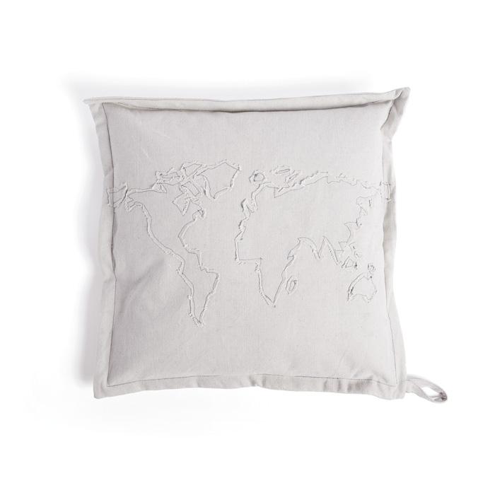 GO Home World Map Pillow - Set of 2
