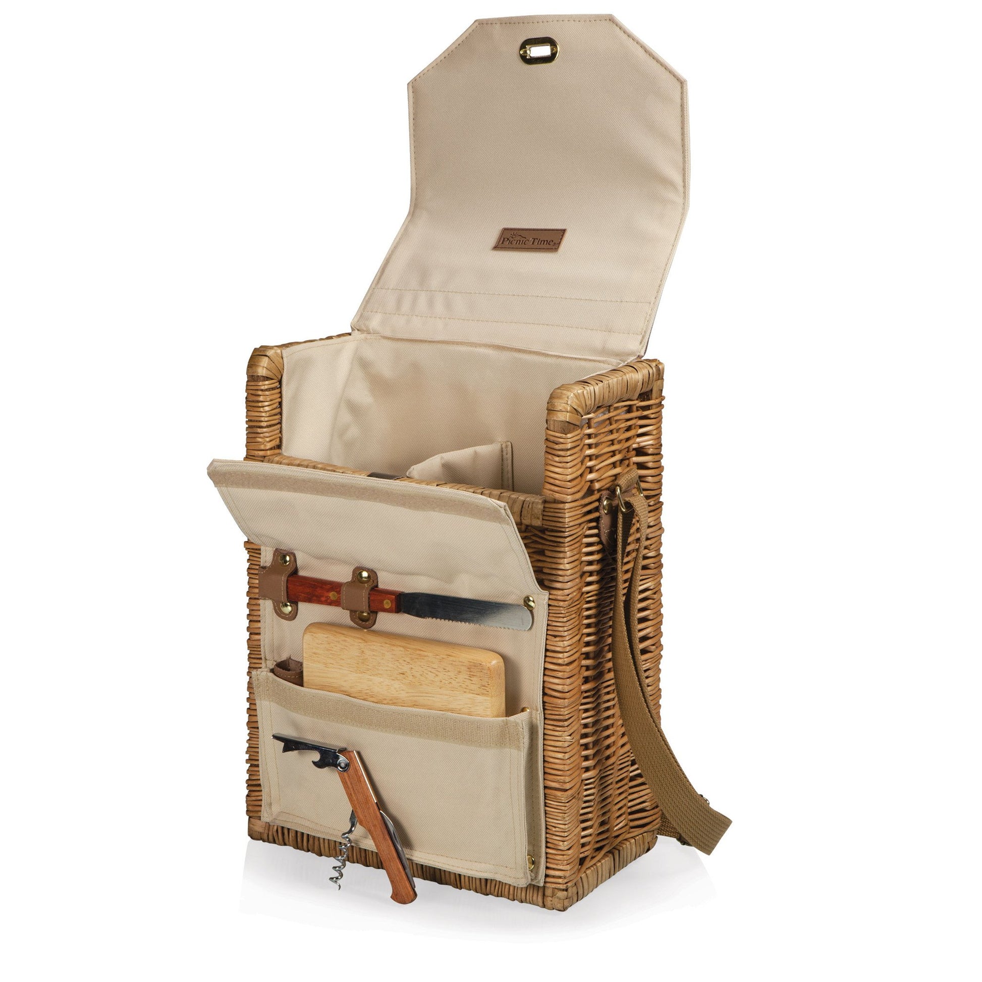 Picnic Time Corsica Wine and Cheese Basket - Set of 2