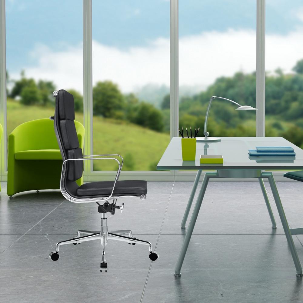 Fine Mod Imports Soft Conference Office Chair High Back