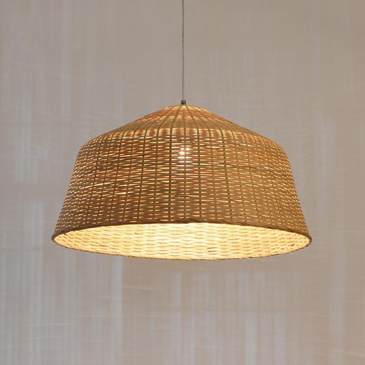 Bamboo Pendant Light Fixture Nordic Country Ceiling Lamp