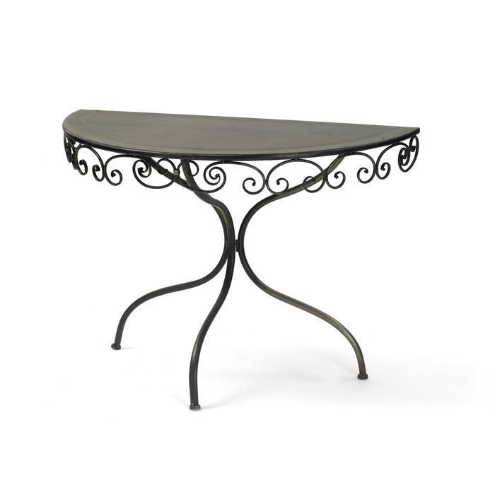 Swirley Demilune Table by GO Home