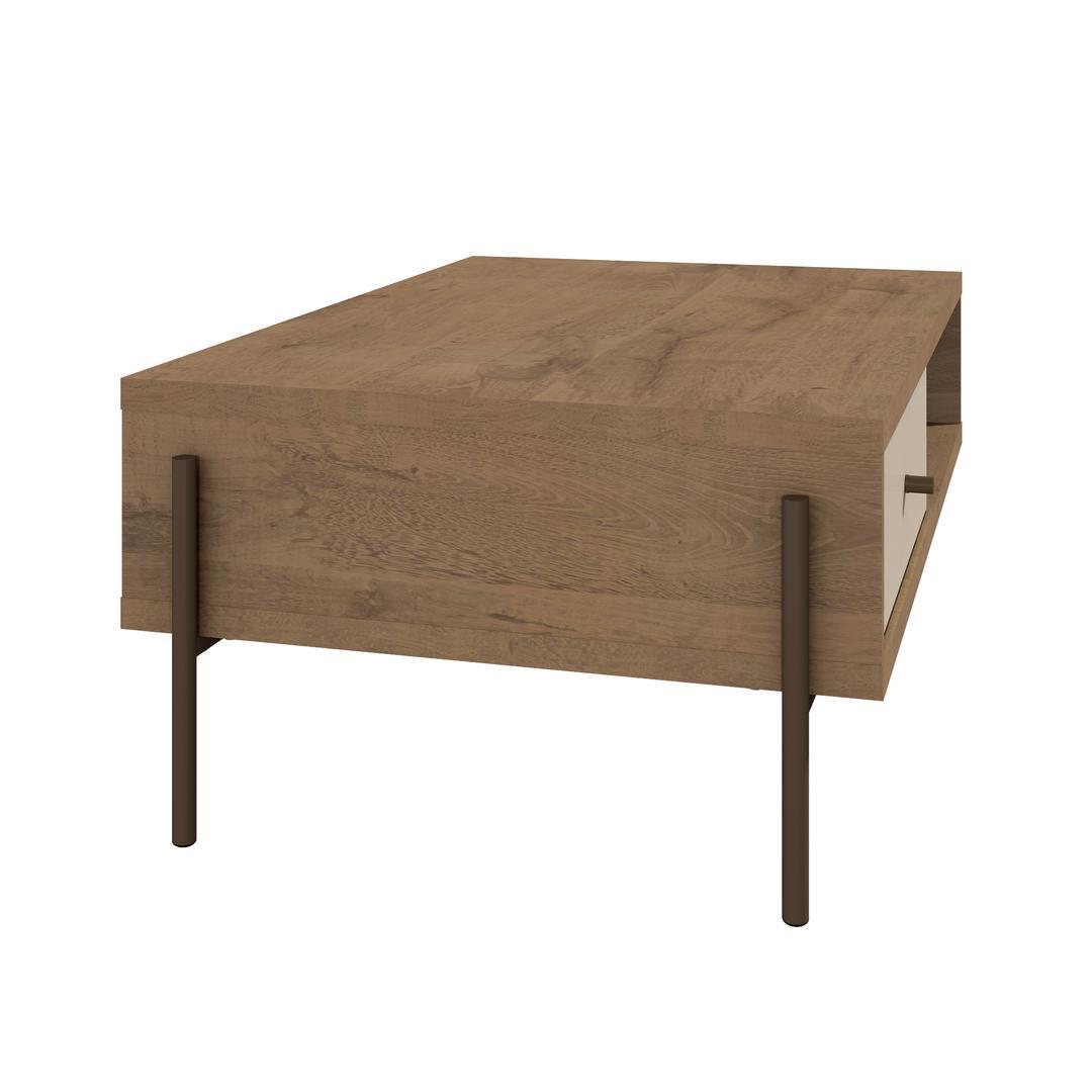 Manhattan Comfort Joy Double-sided 2-Drawer End Table