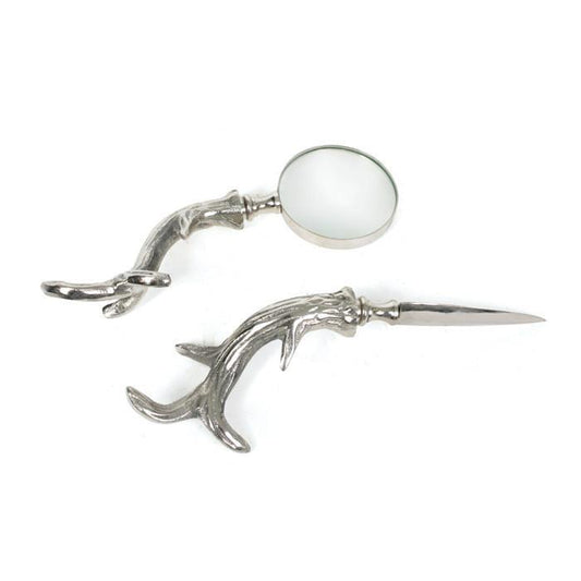 Antler Desk Set - Set Of 2 by GO Home