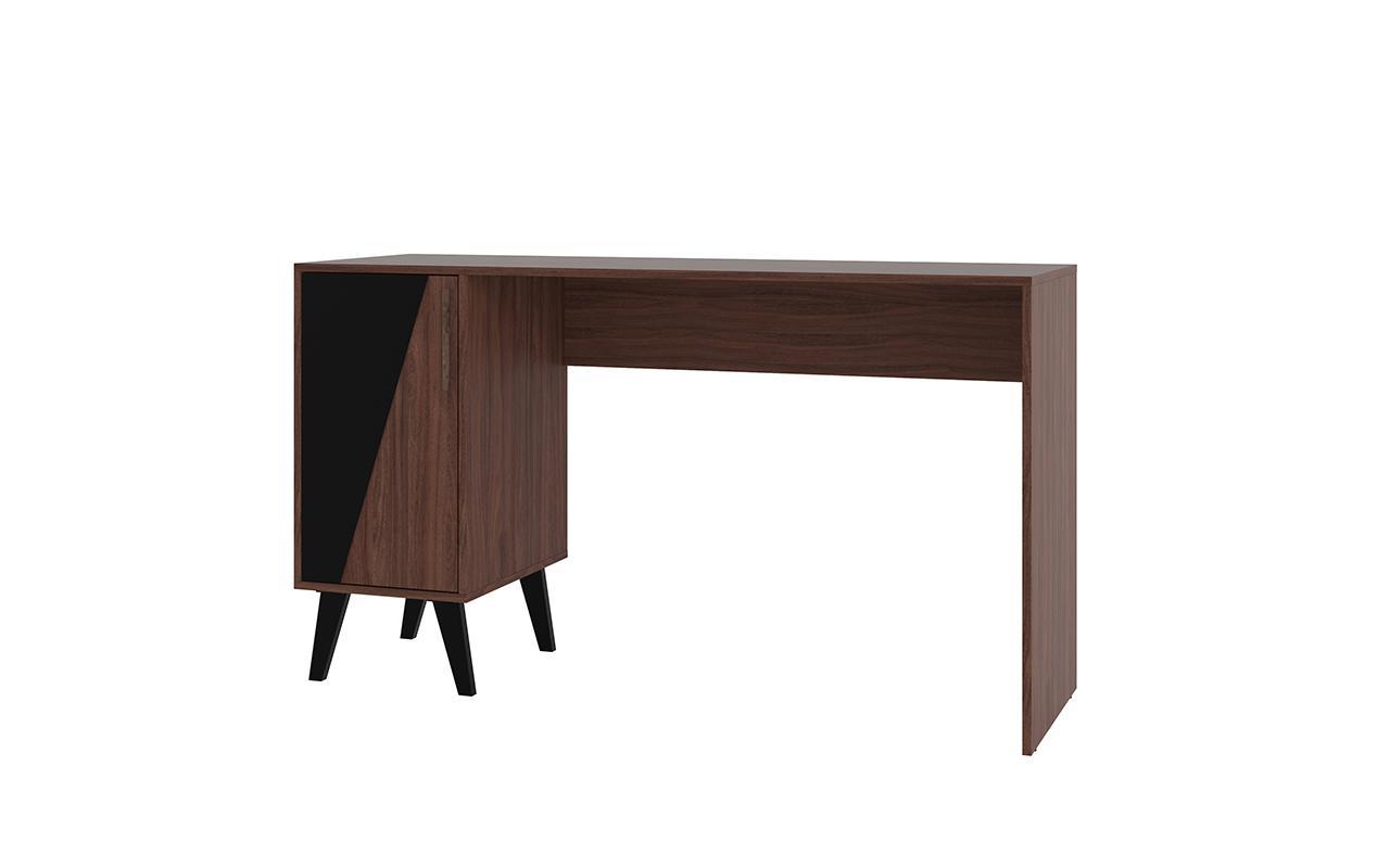 Manhattan Comfort Hogan 2- Shelf Mid Century Office Desk
